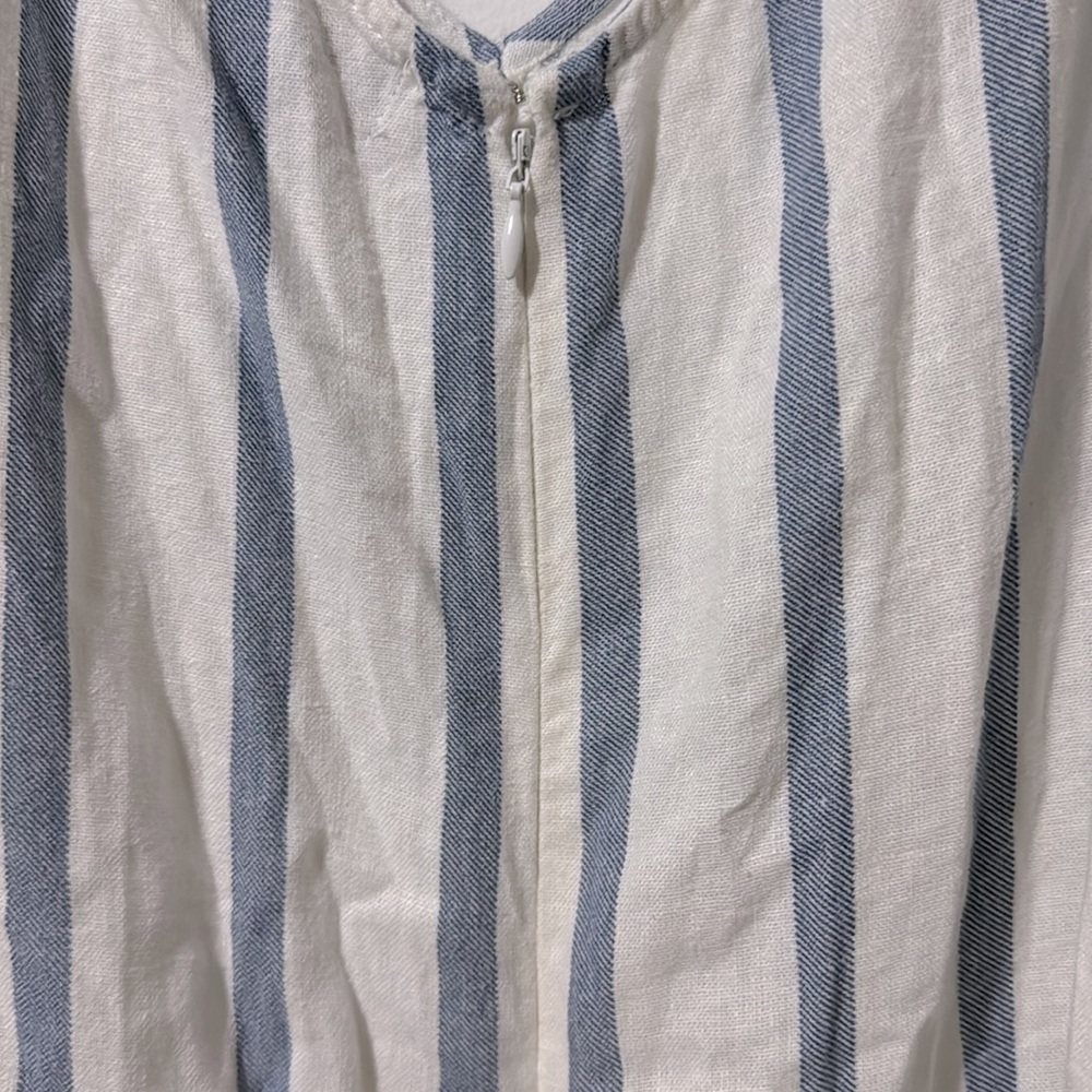 MSK | Blue and White Stripe Jumpsuit - Picture 7 of 7